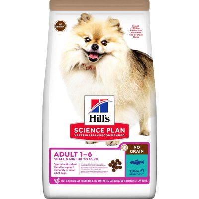 Hill's Science Plan Dog No Grain Small & Mini Adult Fôr til hund med tunfisk