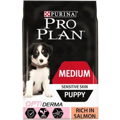 Purina Pro Plan Puppy Medium Sensitive Skin OPTIDERMA