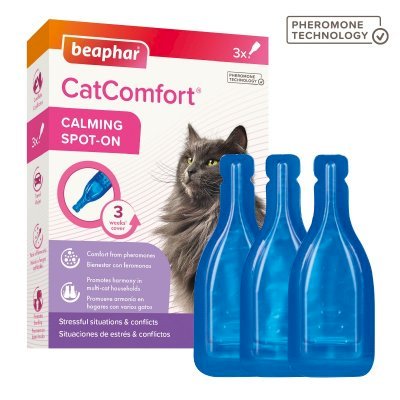Beaphar CatComfort® Beroligende Spot-On beroligende dråper til katt