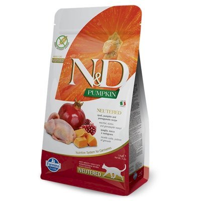 Farmina N&D Pumpkin Quail & Pomgranate Neutered Tørrfôr til katt