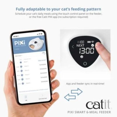 Catit Pixi Smart 6-måltider Fôringsautomat