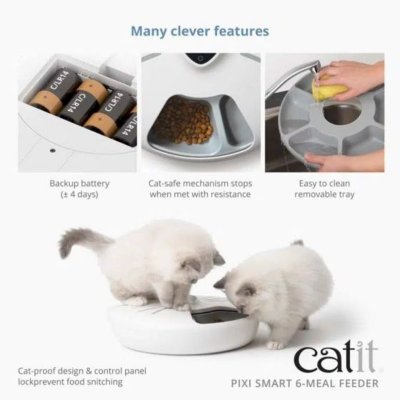 Catit Pixi Smart 6-måltider Fôringsautomat