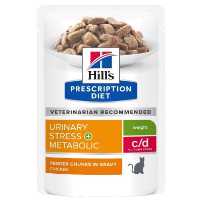 Hill's Prescription Diet C/D Multicare Stress + Metabolic Våtfôr til katt med kylling