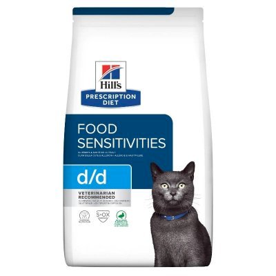 Hill's Prescription Diet Hill's Prespriction Diet Feline d/d tørrfôr til katt med and og erter