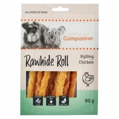 Companion Chicken rawhide roll Tyggepinner til hund
