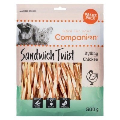 Companion Chicken Sandwich Twist Godbiter til hund
