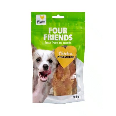 Four Friends Chicken N´ Rawhide Tyggepinner til hund