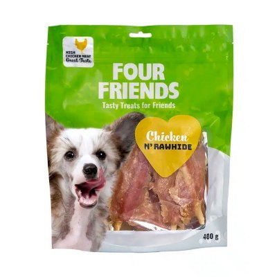 Four Friends Chicken N´ Rawhide Tyggepinner til hund