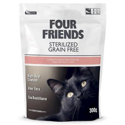 Four Friends Cat Sterilized Grain Free Tørrfôr til Kastrerte Katter
