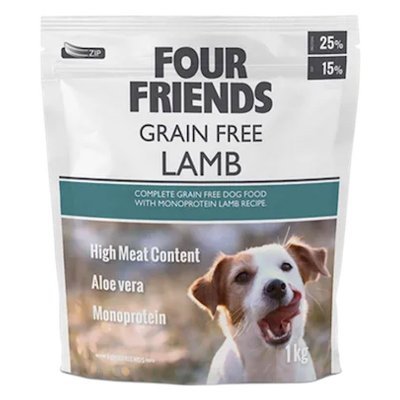 Four Friends Dog Grain Free Lamb Tørrfôr til Hund med Lammesmak