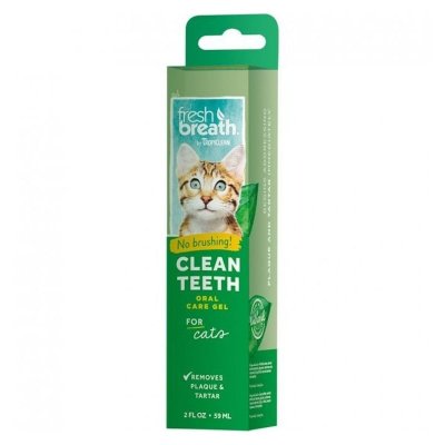 TropiClean Tropiclean Fresh Breath Clean Teeth Cat Tannkrem til katt