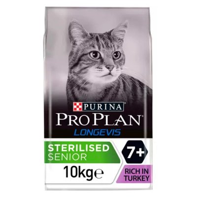 Purina Pro Plan Cat Sterilised Adult 7+ Turkey LONGVIS