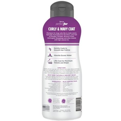 TropiClean Perfect Fur Curly and Wavy Coat Shampoo