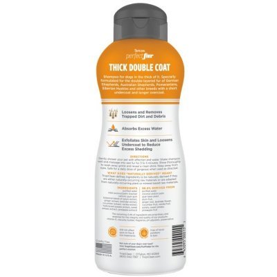 TropiClean Perfect Fur Thick Double Coat Shampoo