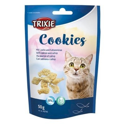Trixie Cookies Laks og Catnip til katt
